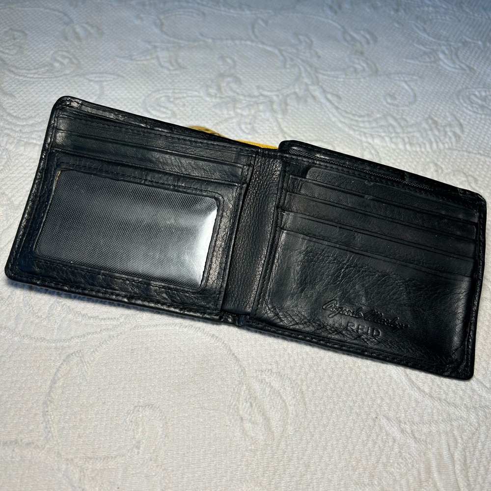 Osgood Marley mini Black Leather RFID Wallet